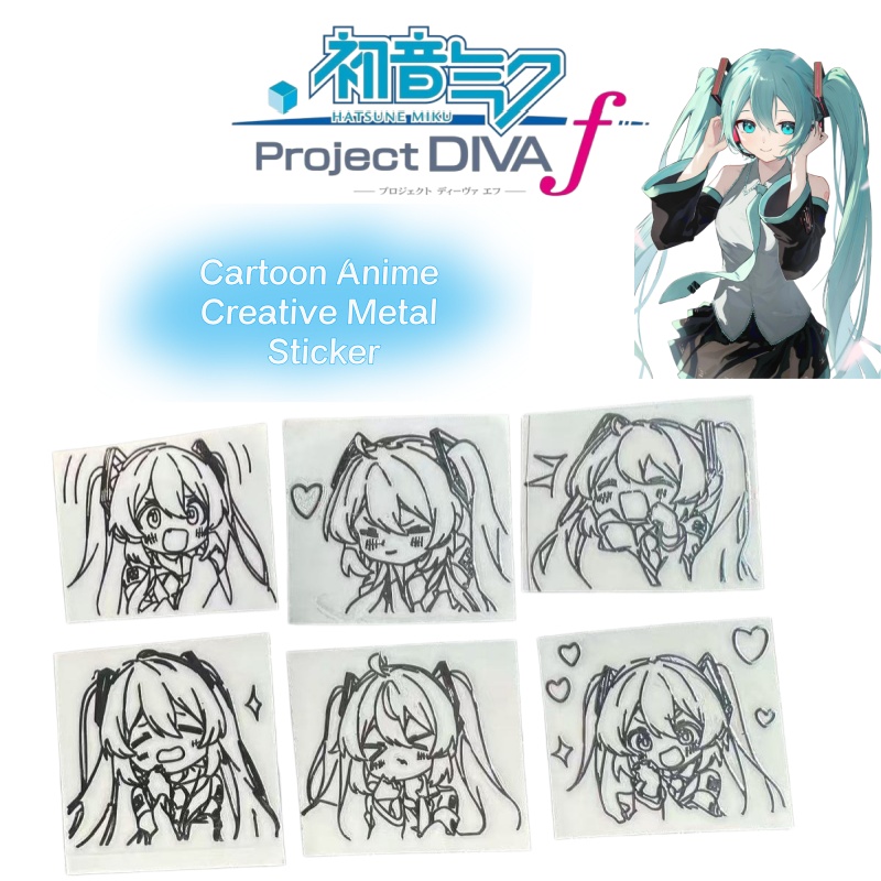 Laptop Accessories Toy - Hatsune Miku çizgi film anime karakter