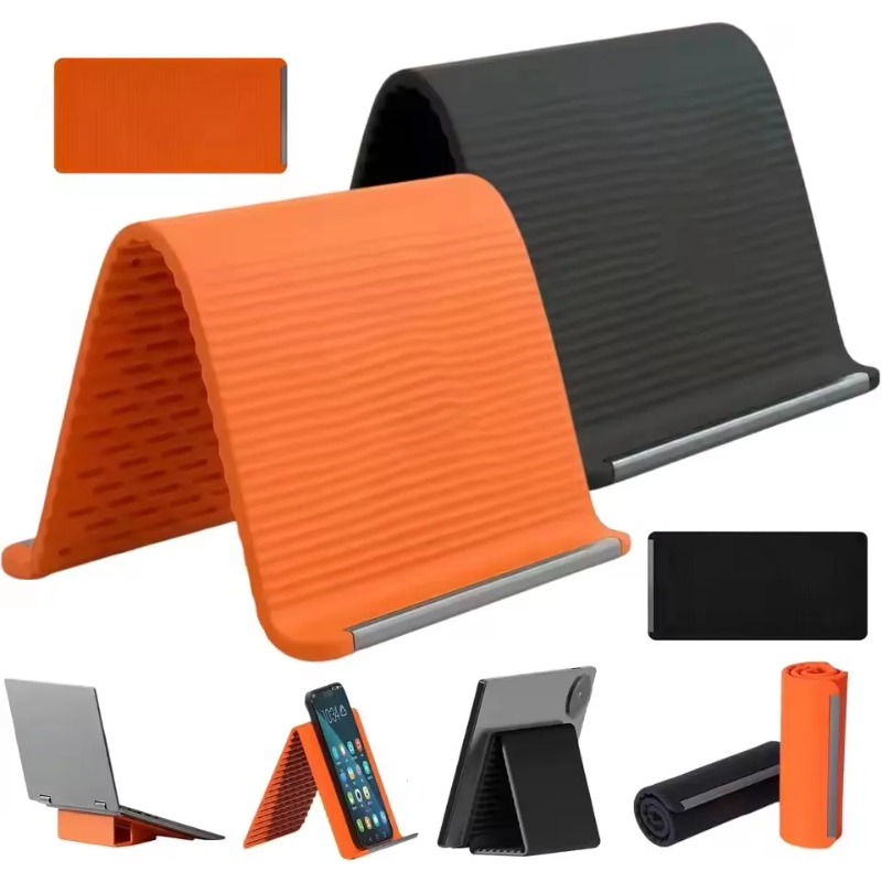Laptop Accessories For Office - Esnek Katlanabilir Silikon Telefon Tutucu Taşınabilir