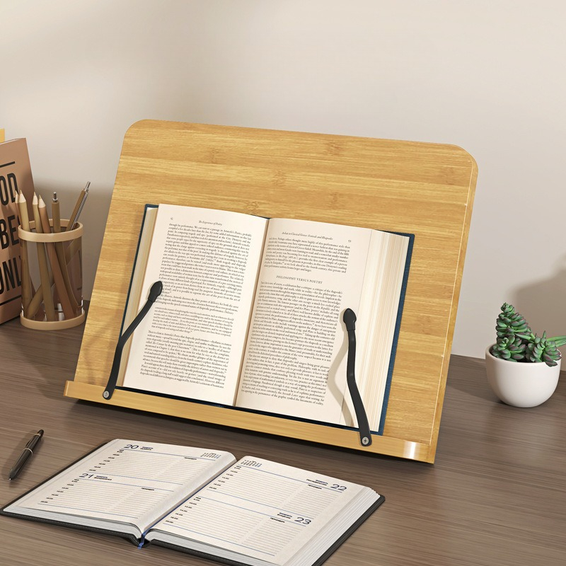Laptop Accessories For Office - Ahşap Okuma Kitabı Standı, Çok Fonksiyonlu
