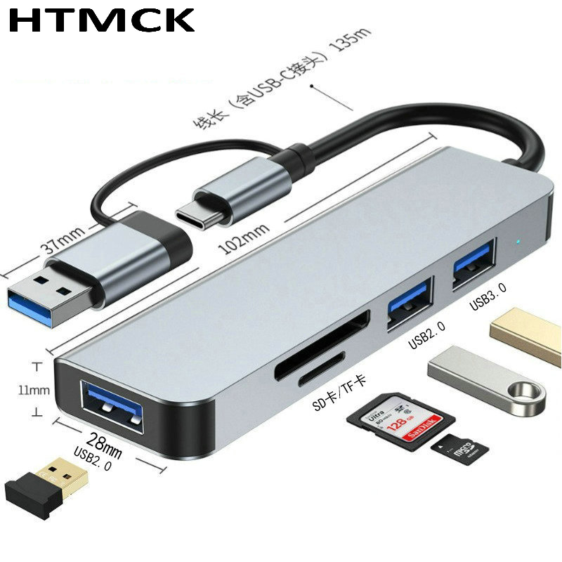 Usb C Docking Hub - 8'i 2'de USB C Hub Çoklu