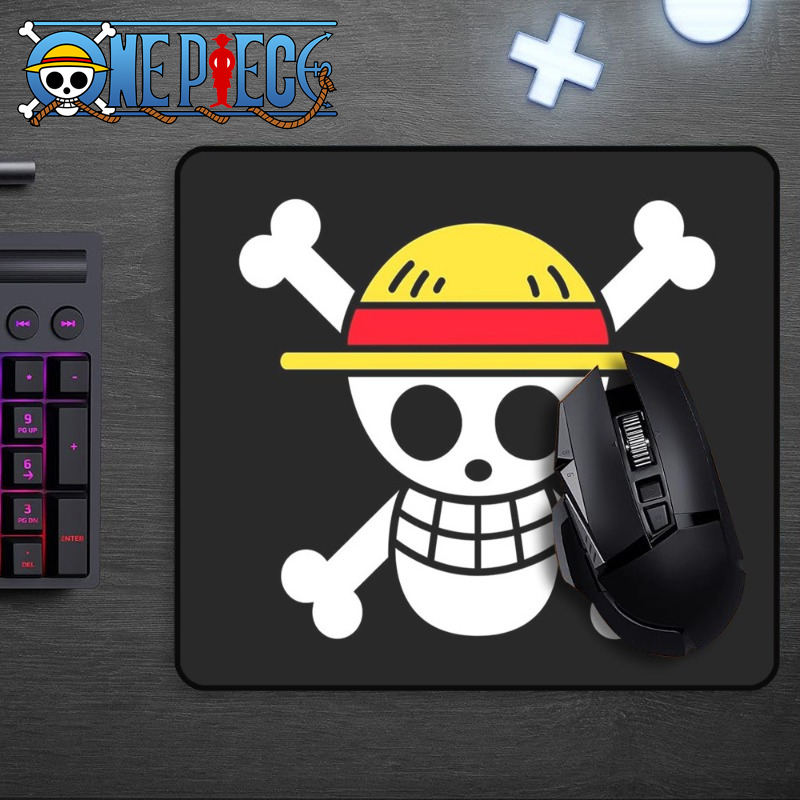Laptop Accessories For Office - Karikatür Tek Parça Luffy Kafatası Mouse