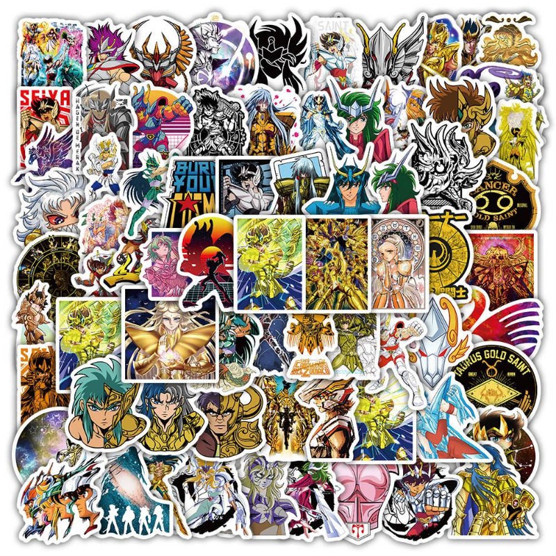101 adet Saint Seiya Anime çık - Laptop Accessories Toy incelemesi ve fiyatı