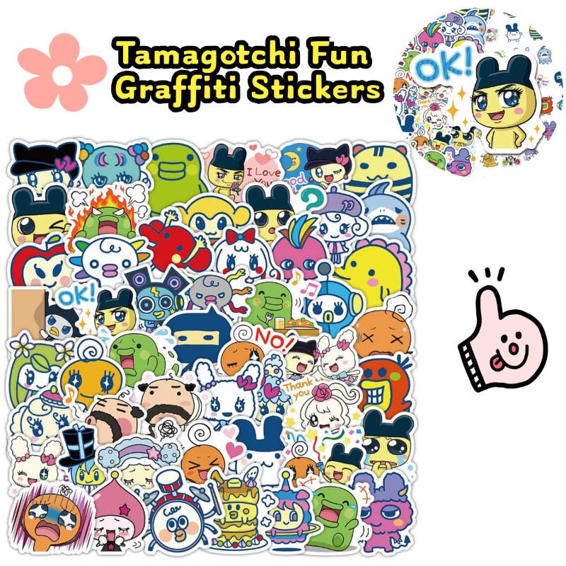 Japon Tamagotchi Çıkartmaları  - Laptop Accessories Toy incelemesi ve fiyatı