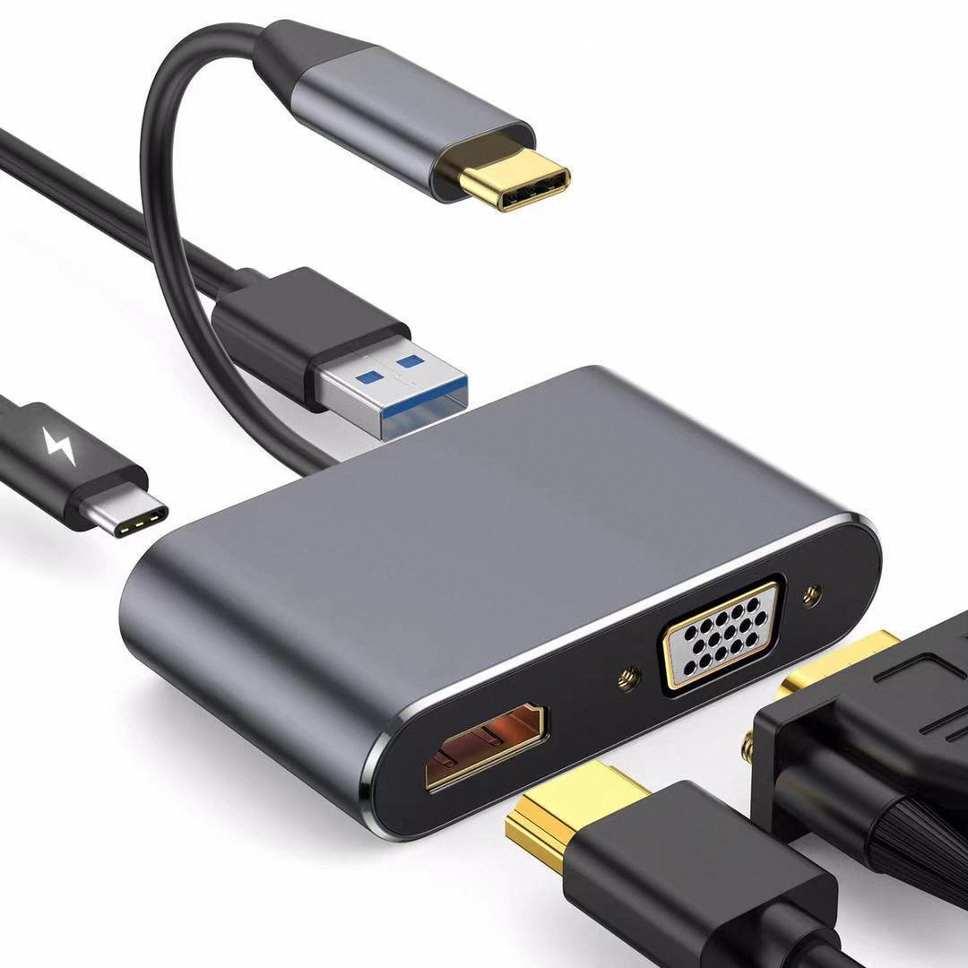 4K USB Type C - VGA 1080P USB  - Usb C Docking Hub incelemesi ve fiyatı