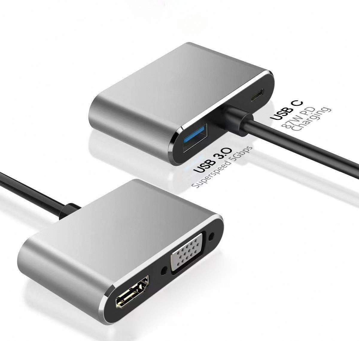 4K USB Type C - VGA 1080P USB  - Usb C Docking Hub incelemesi ve fiyatı