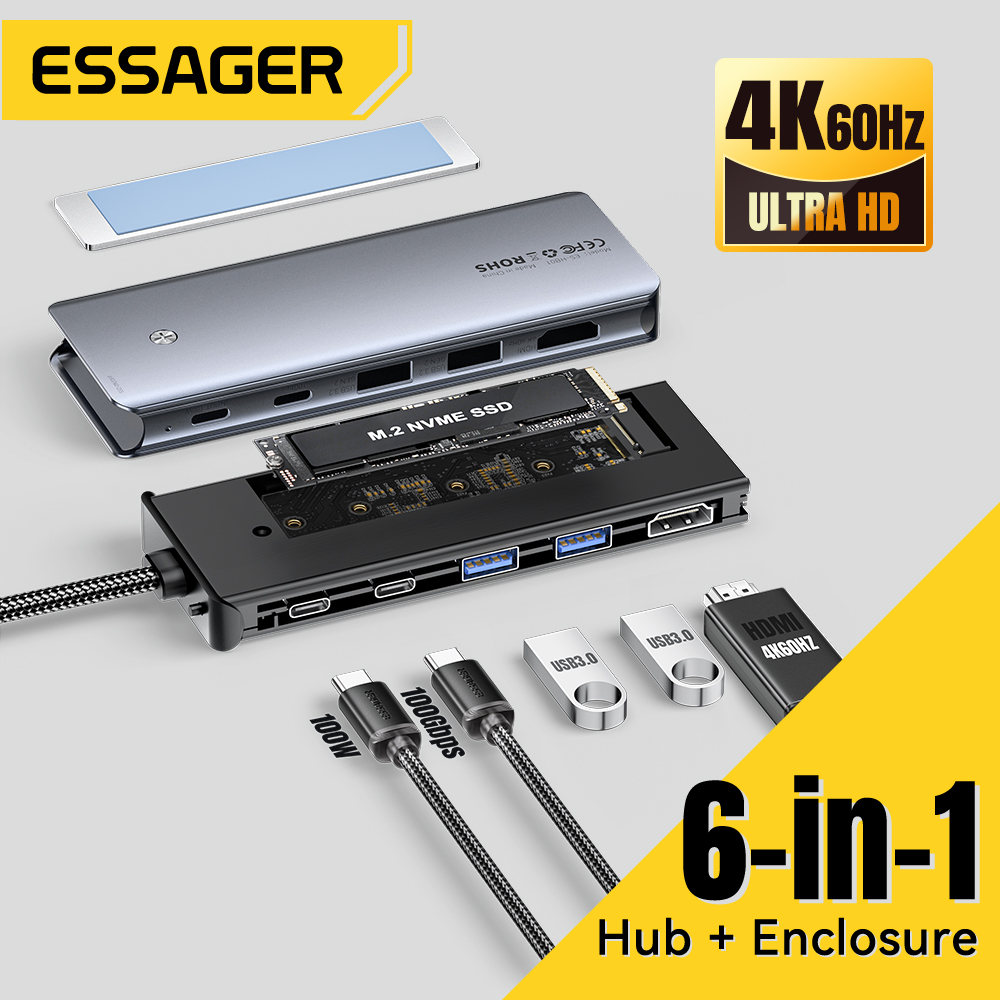 Essager USB C Hub M.2 SSD Sabi - Usb C Docking Hub incelemesi ve fiyatı
