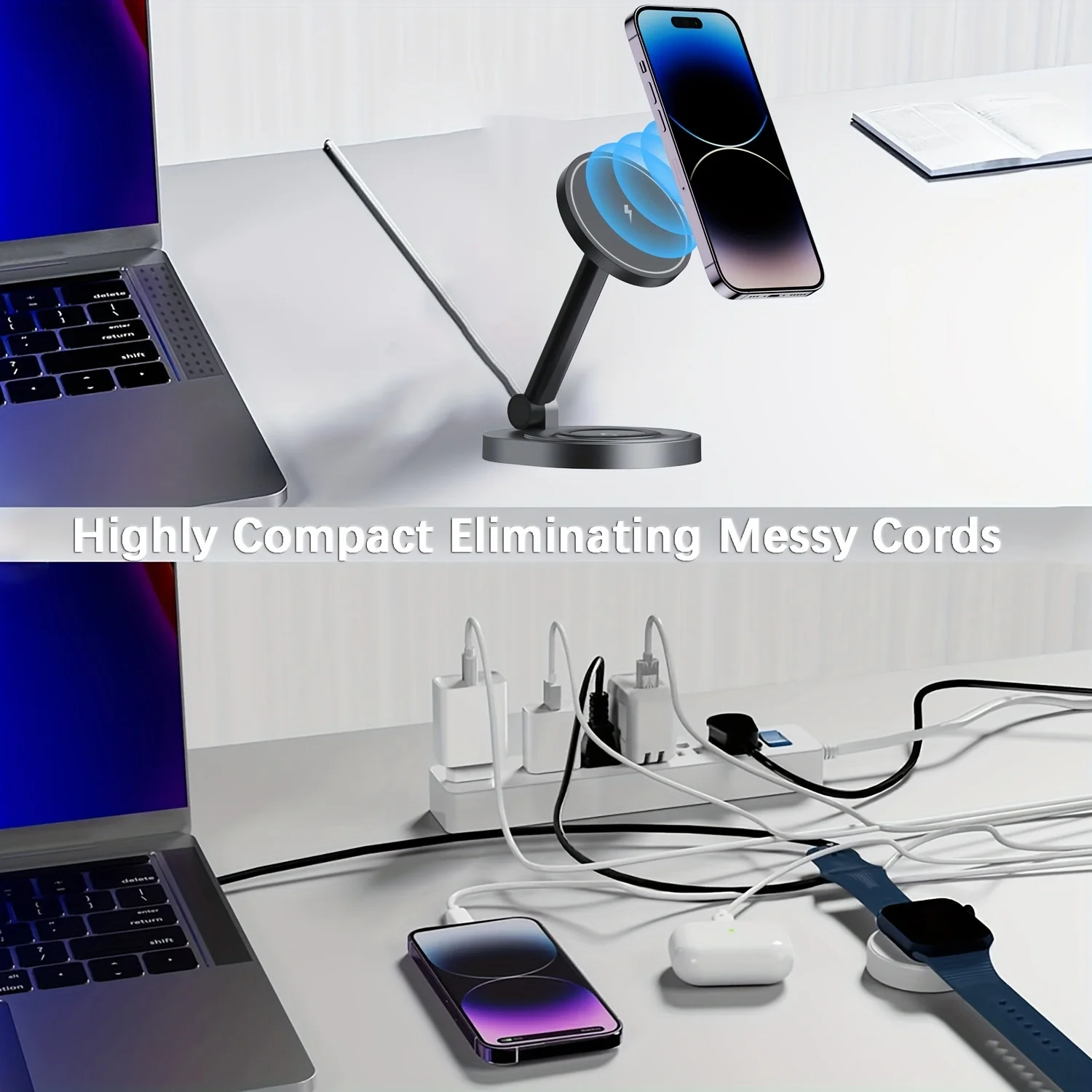 2 In 1 Manyetik Kablosuz Şarj  - Usb C Docking Hub incelemesi ve fiyatı